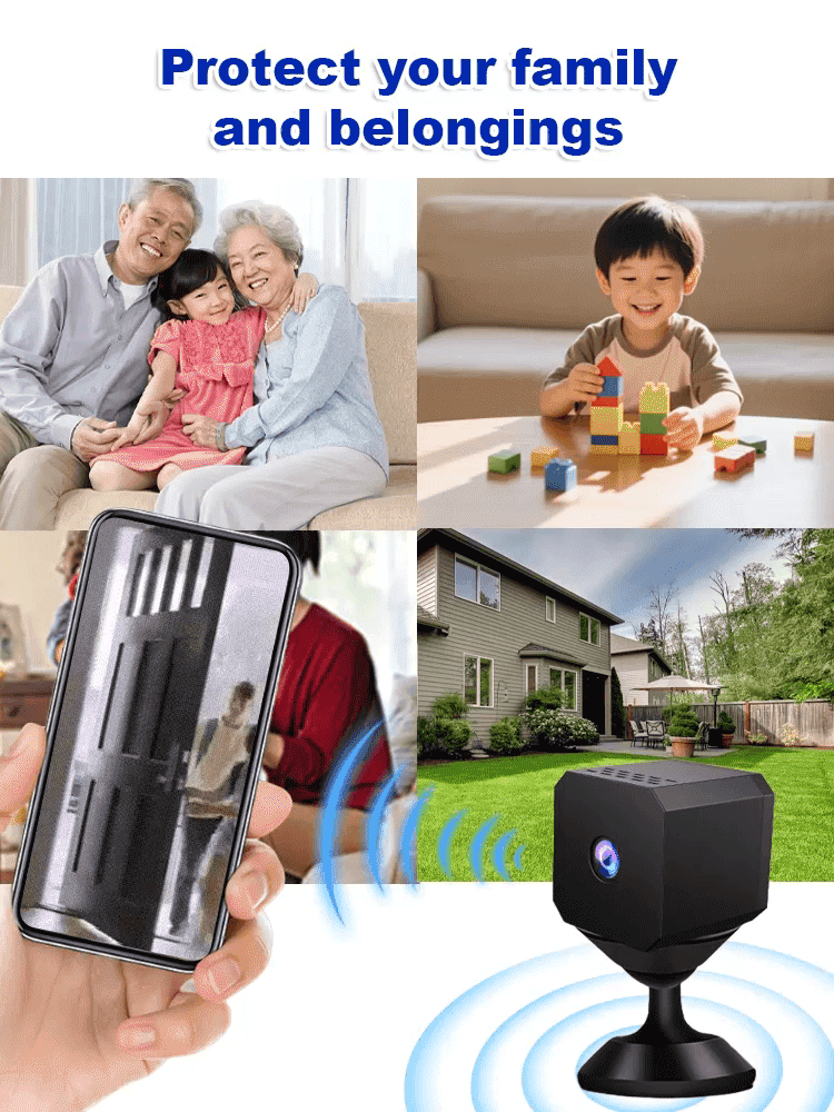 【4K Ultra HD + Night Vision】⭐New F1 Wireless HD Camera【No wiring, no network—plug and play! and 0 monthly fees!💰】✅Remote control | Two-way talk | 10x zoom | AI anomaly alerts