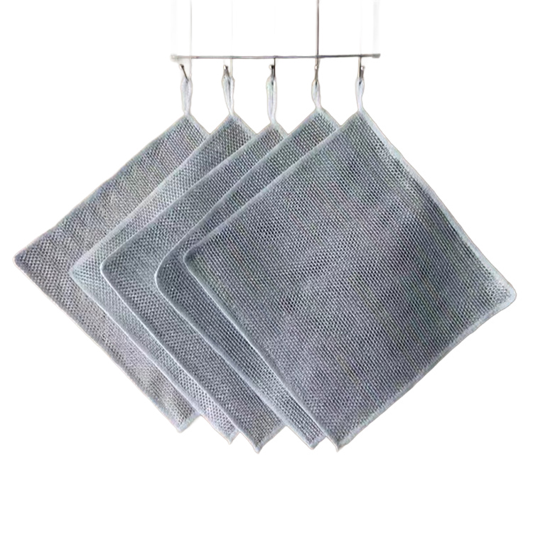 【stain removal】Double-sided silver silk bamboo charcoal cleaning cloth