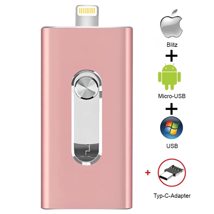 Dual-use 4-in-1 High-Speed Large-Capacity Flash Drive