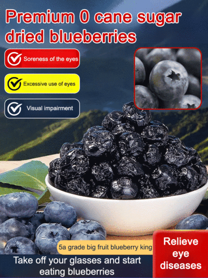 👩‍⚕️[Recommended by famous ophthalmologists]👍 Sugar-free dried blueberries (shipped directly from the source), relieves eye fatigue and dryness in just 7 days!