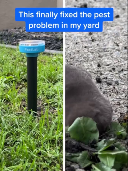 PestLab™ Solar Rodent Repeller: Plug & Play for 10-Year Pest-Free Protection!