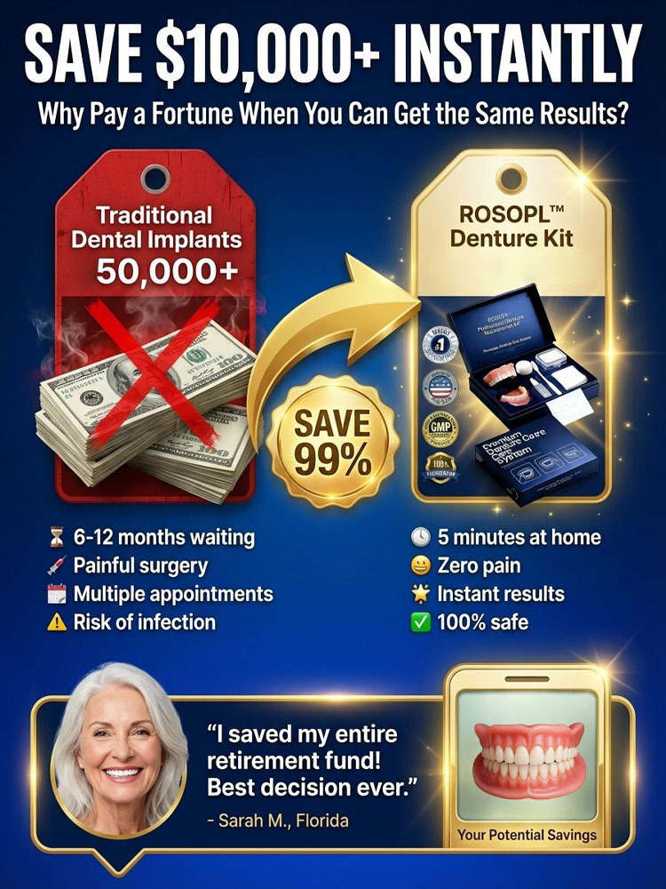 【Best-Selling in the US】Premium Medical Denture Set — 1:1 Natural Fit That Never Drops