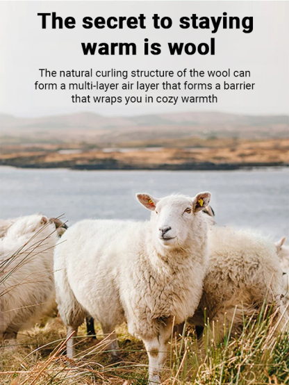Warm even at -40°C! 🔥Norwegian double-faced wool jacket.✈️Ships directly from Norway—air delivery, lightning fast!