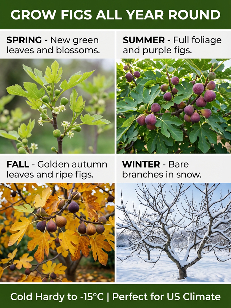 Watering is all it takes for them to thrive: Four Seasons Fig Seeds