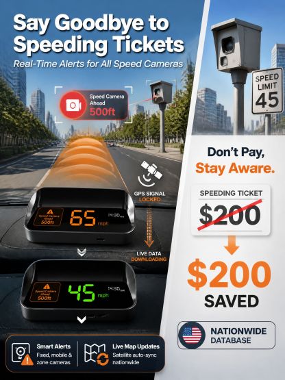 [AI Smart In-Car HUD] Instantly Upgrade Your Car with Million-Dollar Supercar HUD Tech!