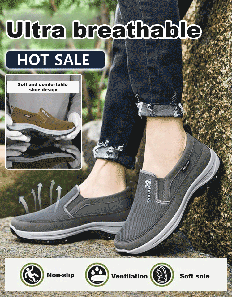 [Hot Selling 100,000+]🔥 Slip-on Non-slip Soft-soled Men's Shoes
