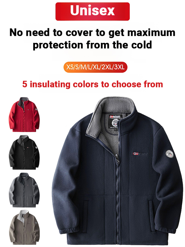 Warm even at -40°C! 🔥Norwegian double-faced wool jacket.✈️Ships directly from Norway—air delivery, lightning fast!