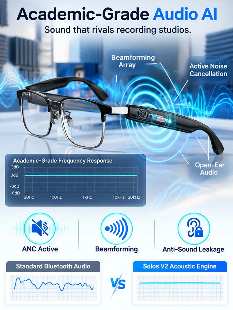 【Touch and Voice Control】Next-Gen AI Vision Glasses: 3-in-1 Reading, Sunglasses & AI Glasses. Features Auto-Focus & Smart Tint Tech!