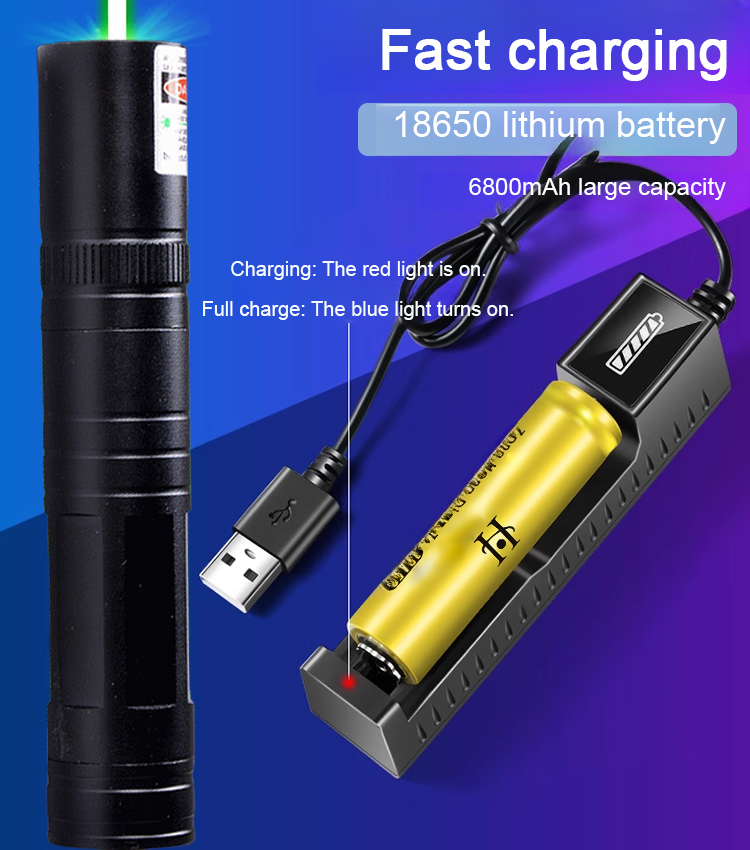 NASA-Approved Red & Green Laser - 1 Sec Ignition, 2km Range, Waterproof!