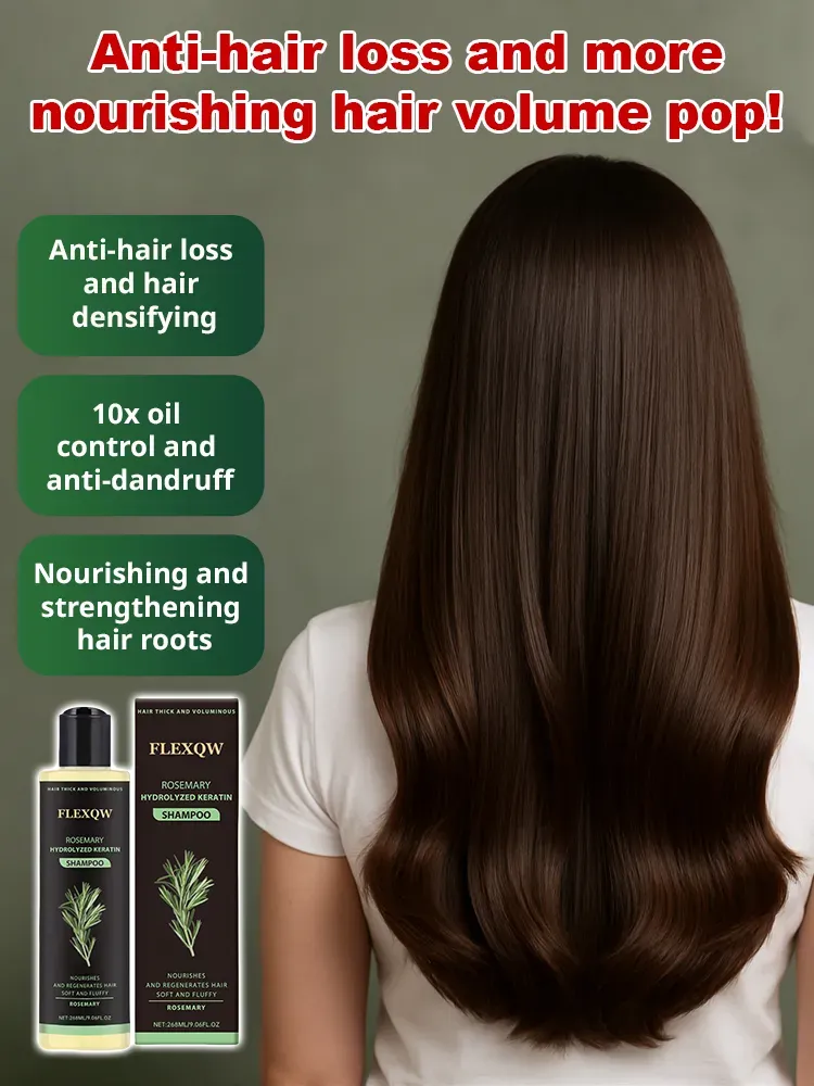 ⭐[The less hair, the better the effect] Herbal Essence Nourishing Repair Shampoo.👩‍⚕️Doctor-recommended! Formulated for thinning hair and severe hair loss.🌿Infused with rosemary + cinnamon extract—even bald spots grow new hair!