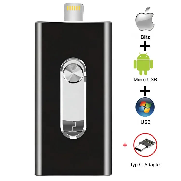 Dual-use 4-in-1 High-Speed Large-Capacity Flash Drive