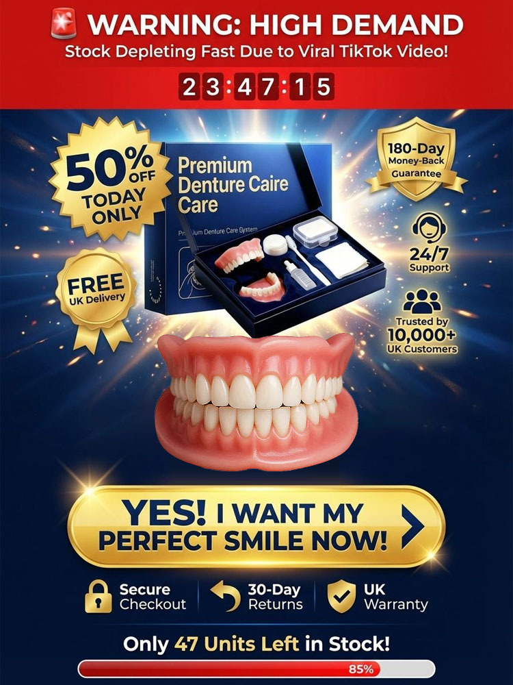 【Best-Selling in the US】Premium Medical Denture Set — 1:1 Natural Fit That Never Drops