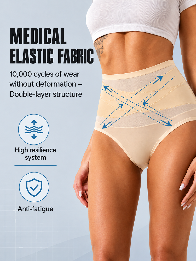 Seamless X-Shape Shaper Panty | Waist -5cm, Booty +3cm in 1 Sec! (Made for Plus Size)