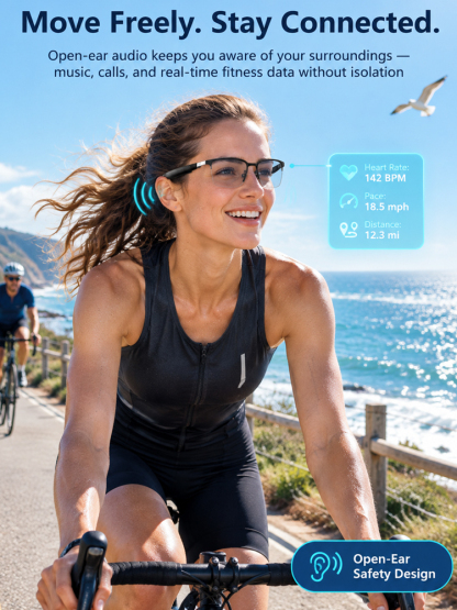 【Touch and Voice Control】Next-Gen AI Vision Glasses: 3-in-1 Reading, Sunglasses & AI Glasses. Features Auto-Focus & Smart Tint Tech!