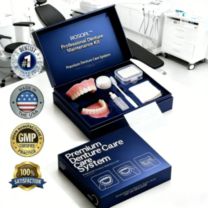 【Best-Selling in the US】Premium Medical Denture Set — 1:1 Natural Fit That Never Drops