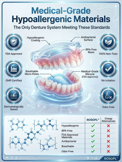 【Best-Selling in the US】Premium Medical Denture Set — 1:1 Natural Fit That Never Drops
