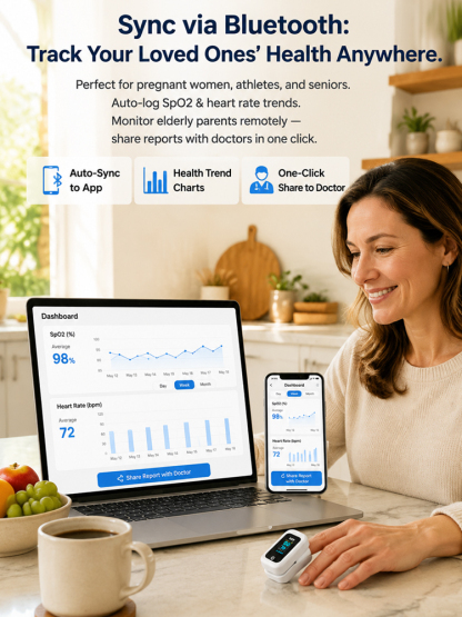 Next-Gen Non-Invasive Health Monitor | No Needles, Zero Strips, 3-Sec Blood Sugar & Pressure Test!