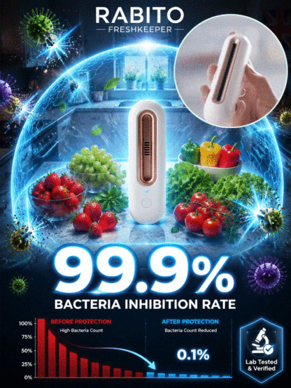  [Fridgie™ Cruise-Ship Grade Tech] Smart Fridge Purifier & Deodorizer | Keep Food Fresh 3X Longer — Last 50 Units at 50% OFF!