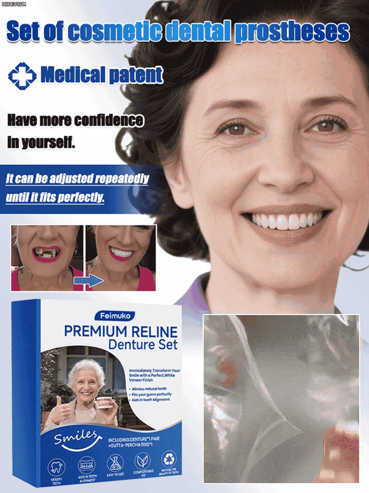 Confident Smile Silicone Denture Kit