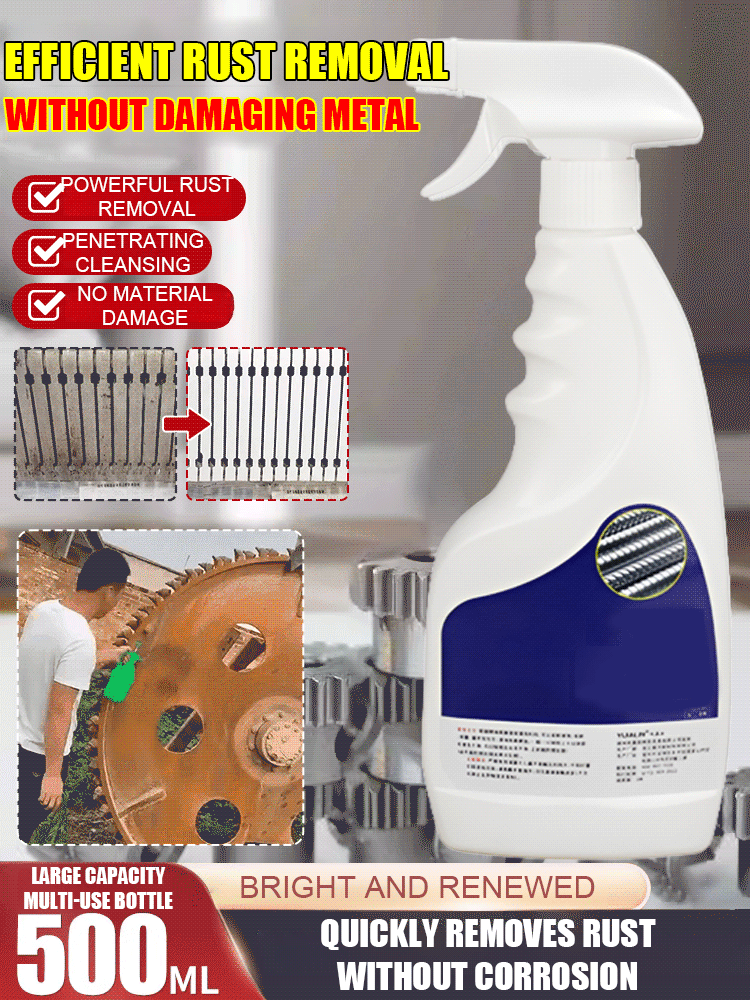 Watch rust vanish in 3 seconds! Military-grade formula restores metal instantly