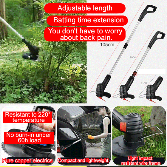 Wireless String Trimmer Weed Cutter