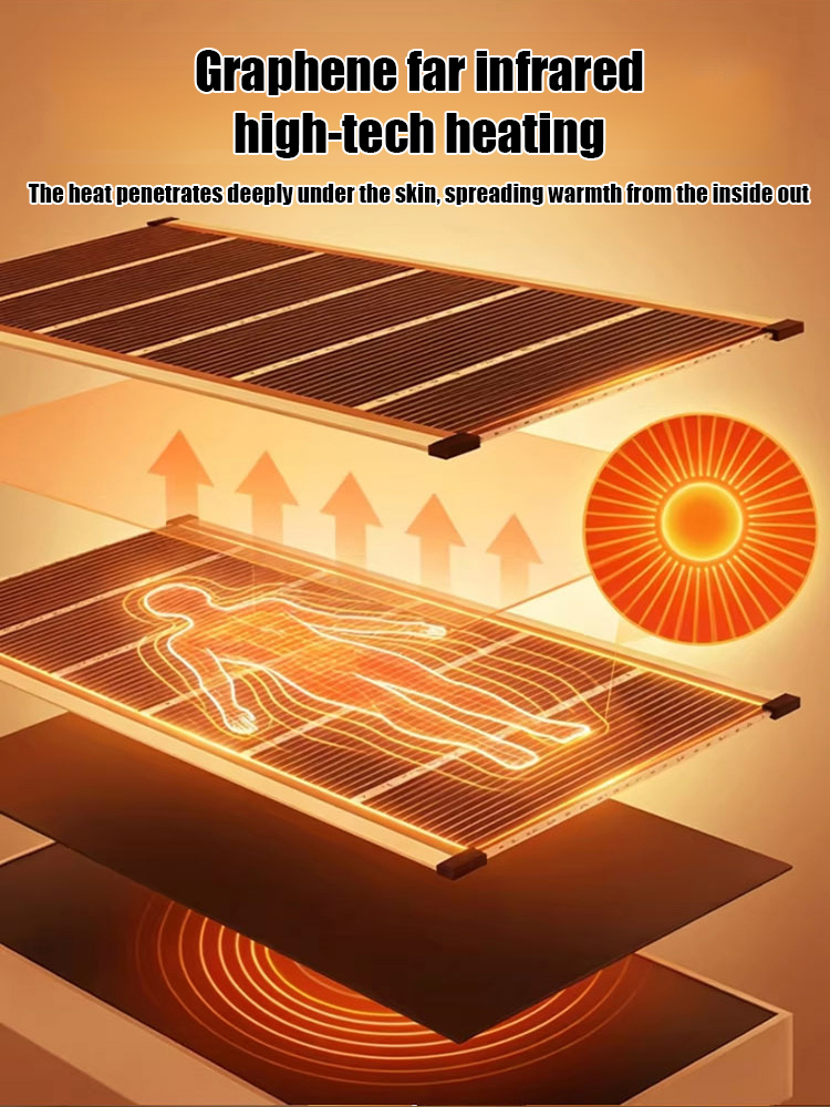 Graphene Wall Heater – Heats Up in 5 SECONDS! German Black Tech, Ultra-Efficient & Plug-and-Play