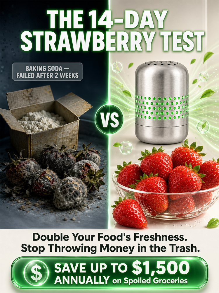 Eliminate Fridge Odors in 24 Hours [Effect lasts for 10 years] Refrigerator deodorizer