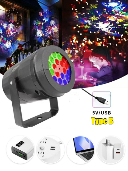 🎄 LED Energy-Saving Christmas Decorative Lights —🎅💡 Just turn them on, and your entire room instantly fills with festive patterns of Santa Claus