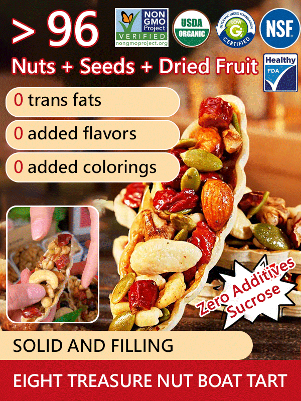 Astragalus, Codonopsis, Babao, Nuts and Boat Tart