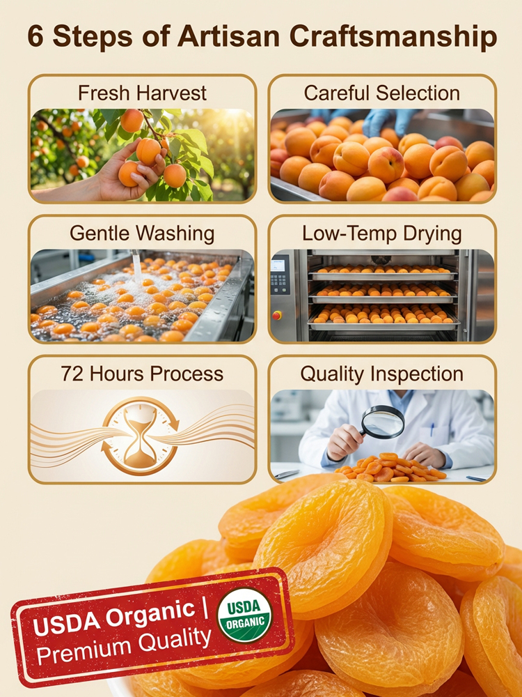 【📅✨Available for only 20 days a year. 】California Specialty Dried Apricots