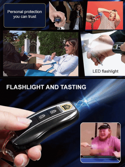 Multifunctional self-defense keychain