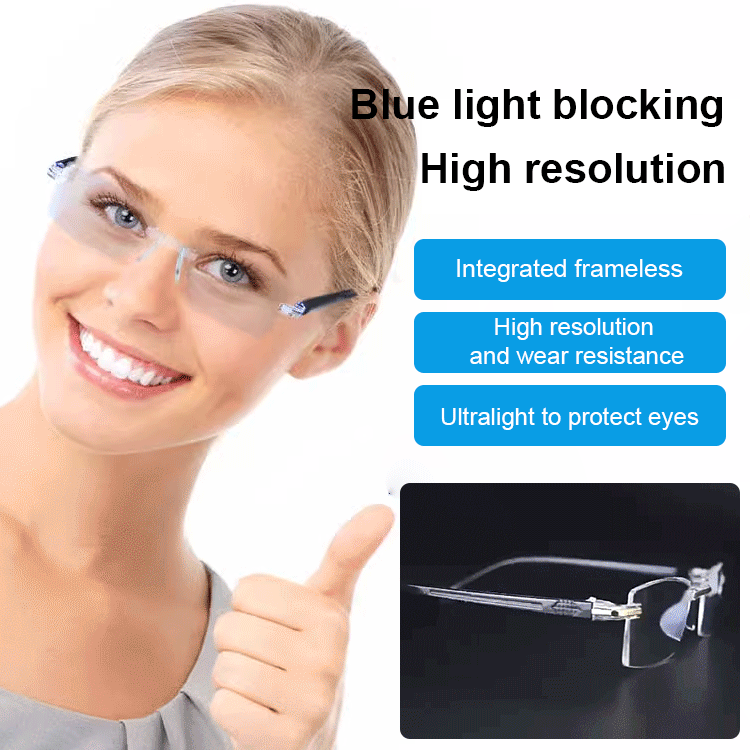 Smart Futuristic Technology Radiation Resistant Reading Glasses