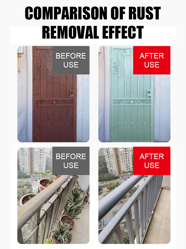 Watch rust vanish in 3 seconds! Military-grade formula restores metal instantly