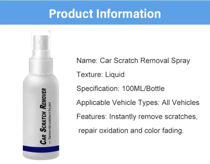 Car scratch repair spray