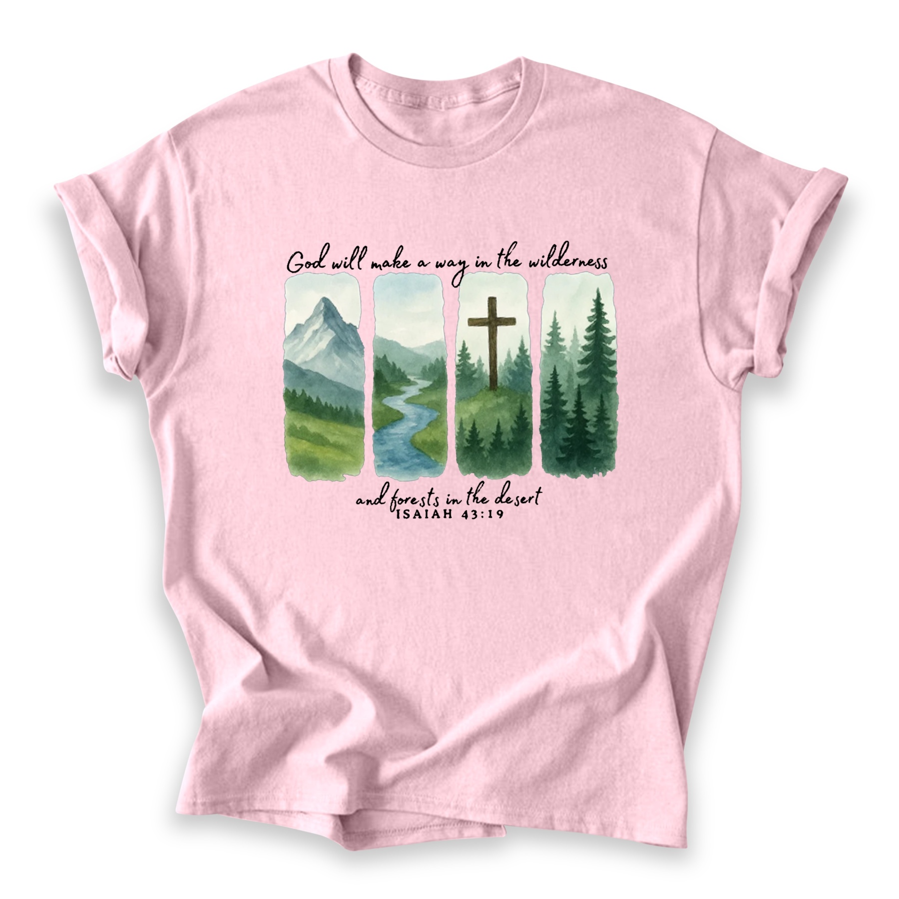 Way In The Wilderness Cotton T-shirt