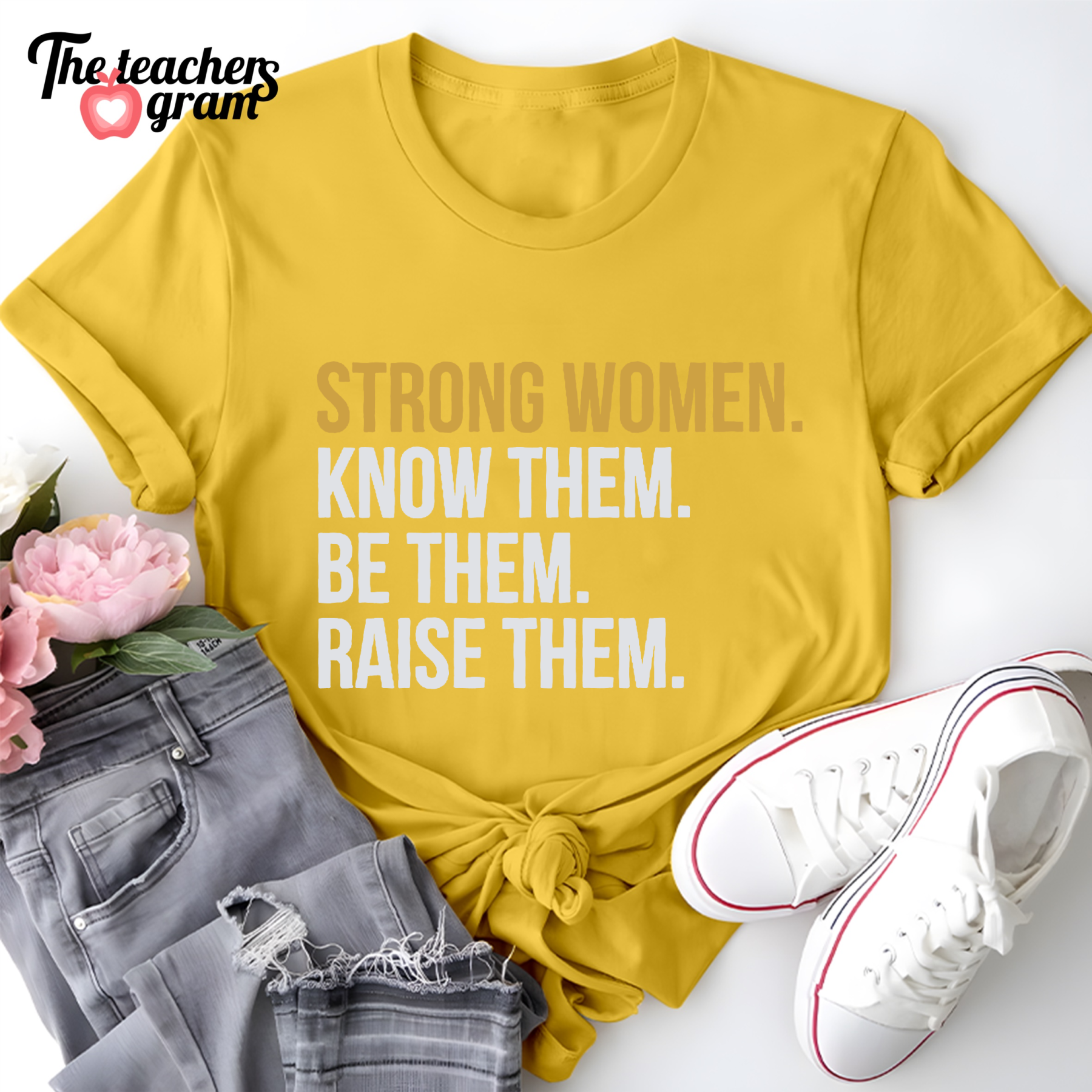 Strong Women Single Sided T-Shirt