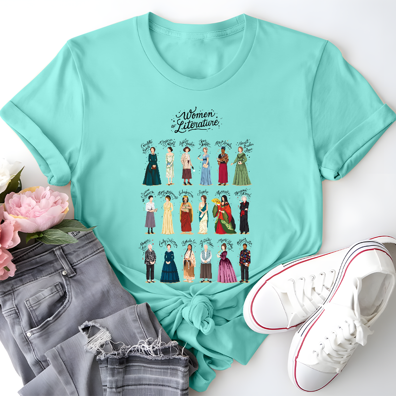 Women Of Literature Teacher T-Shirt