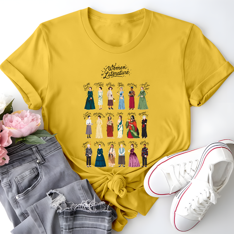 Women Of Literature Teacher T-Shirt