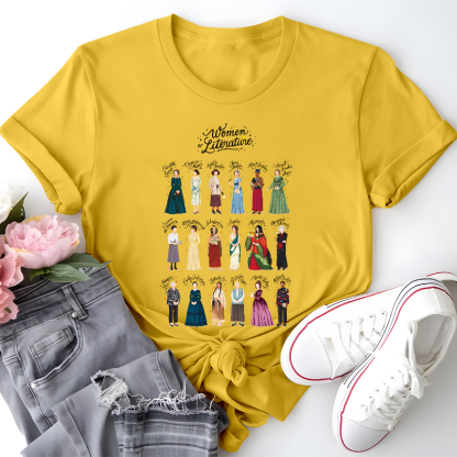 Women Of Literature Teacher T-Shirt