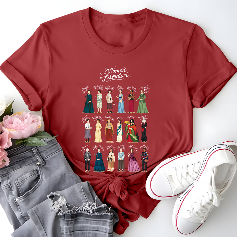 Women Of Literature Teacher T-Shirt