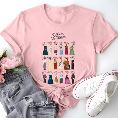 Women Of Literature Teacher T-Shirt