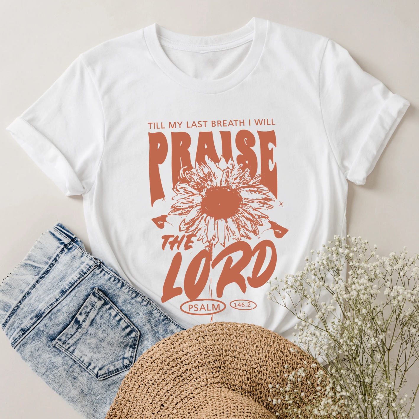 Praise The Lord Cotton T-shirt