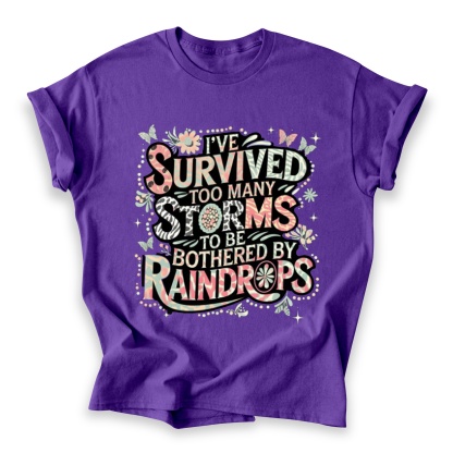Too Many Storms Cotton T-shirt