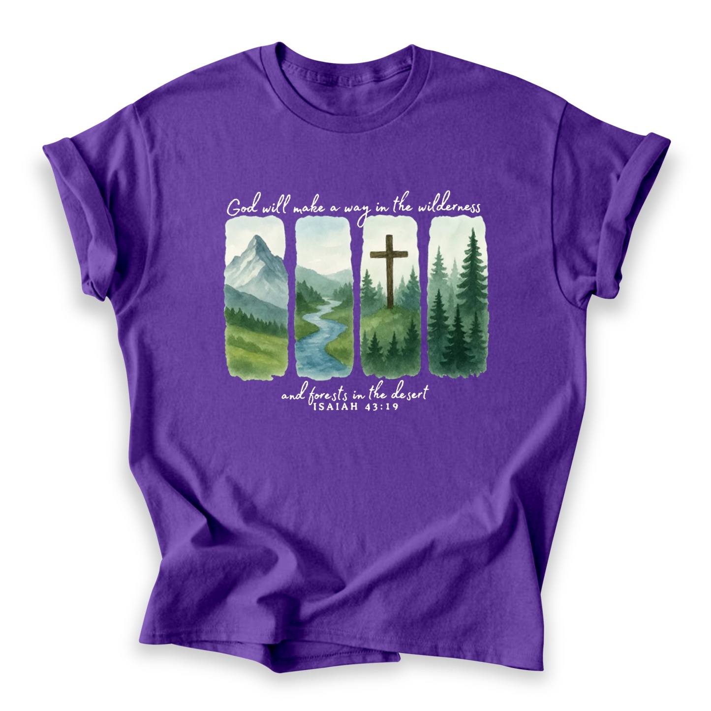 Way In The Wilderness Cotton T-shirt