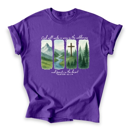 Way In The Wilderness Cotton T-shirt