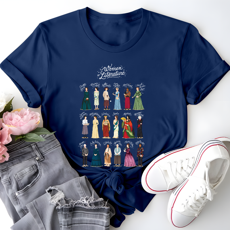 Women Of Literature Teacher T-Shirt