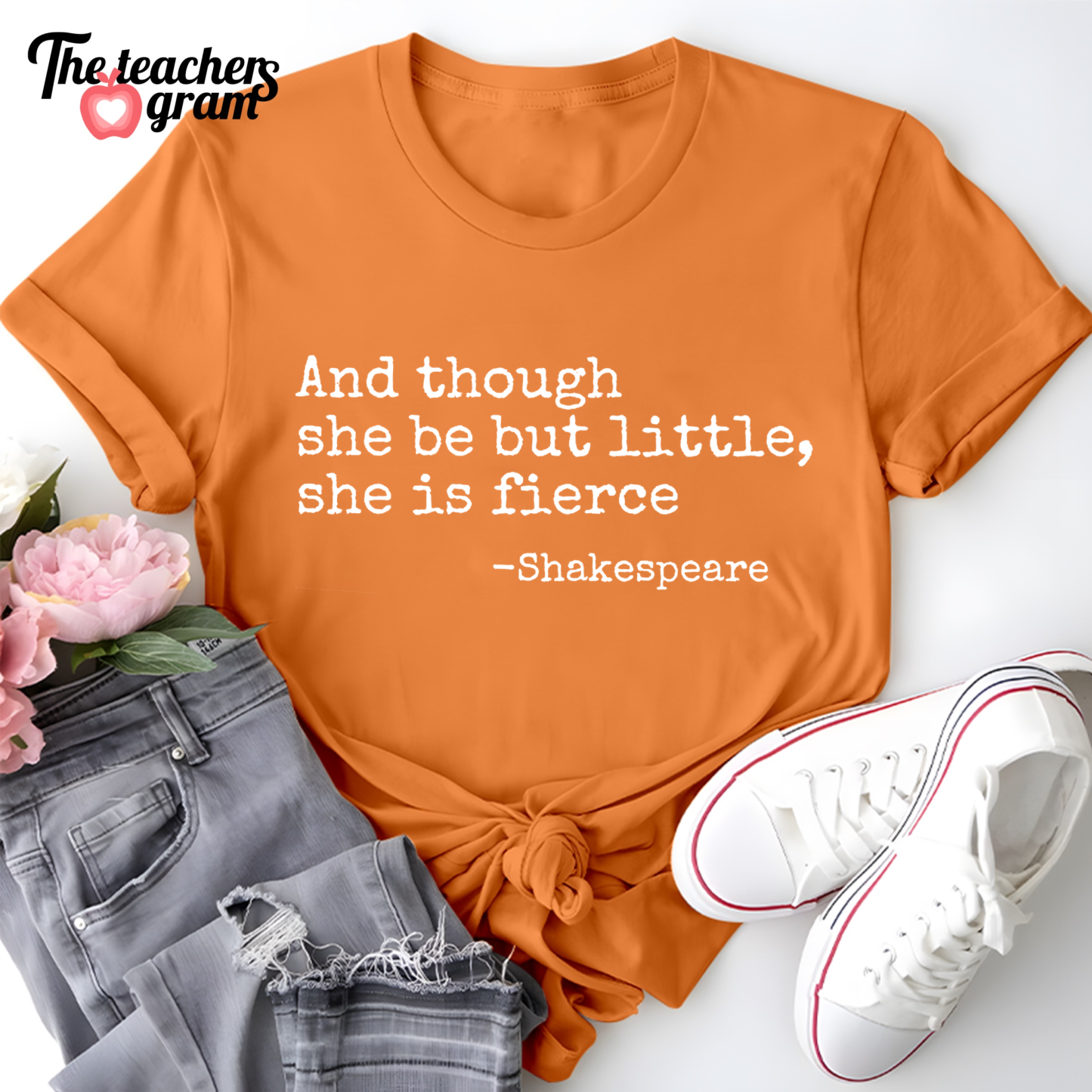 And Though She Be But Little She Is Fierce Single Sided T-Shirt