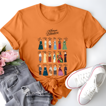 Women Of Literature Teacher T-Shirt
