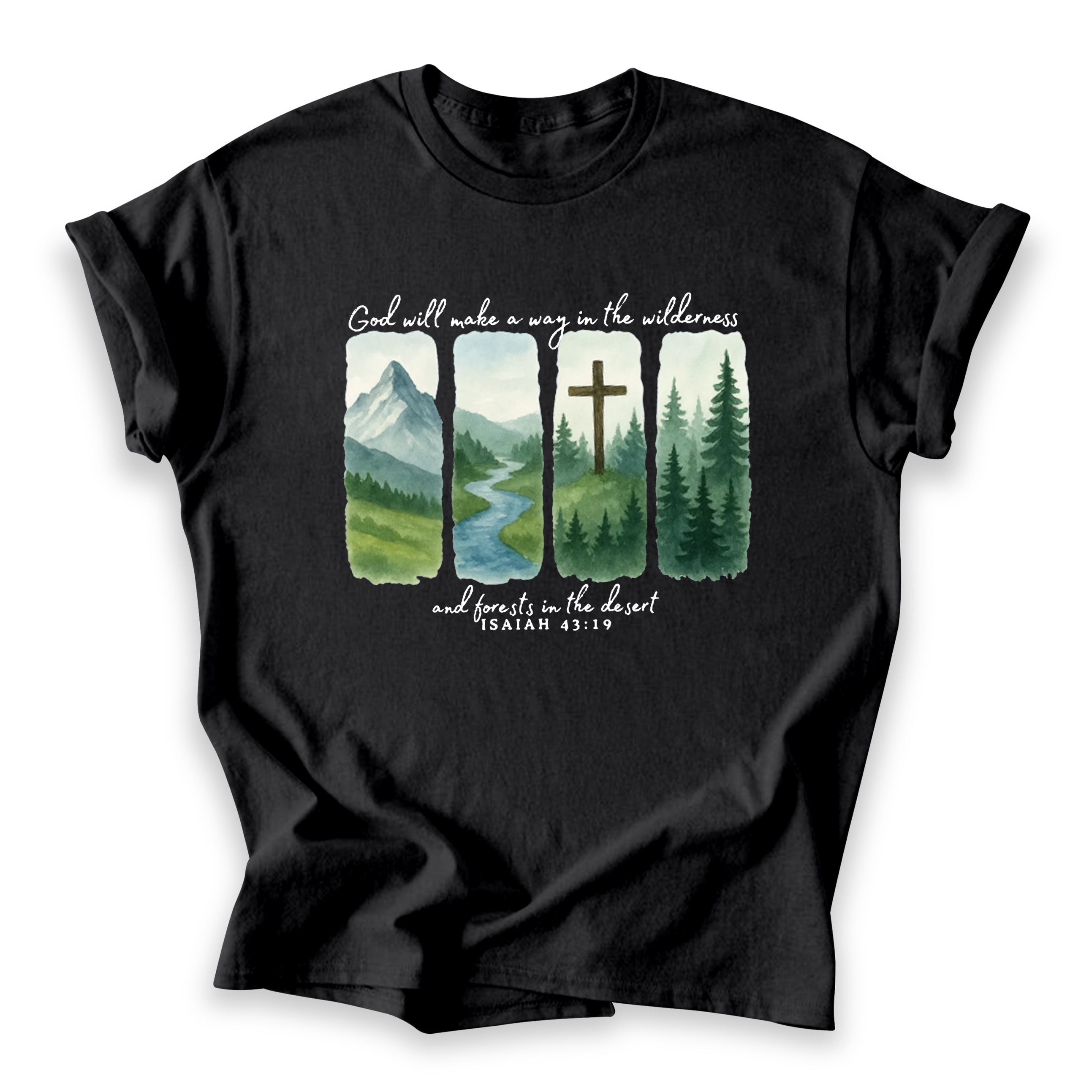 Way In The Wilderness Cotton T-shirt