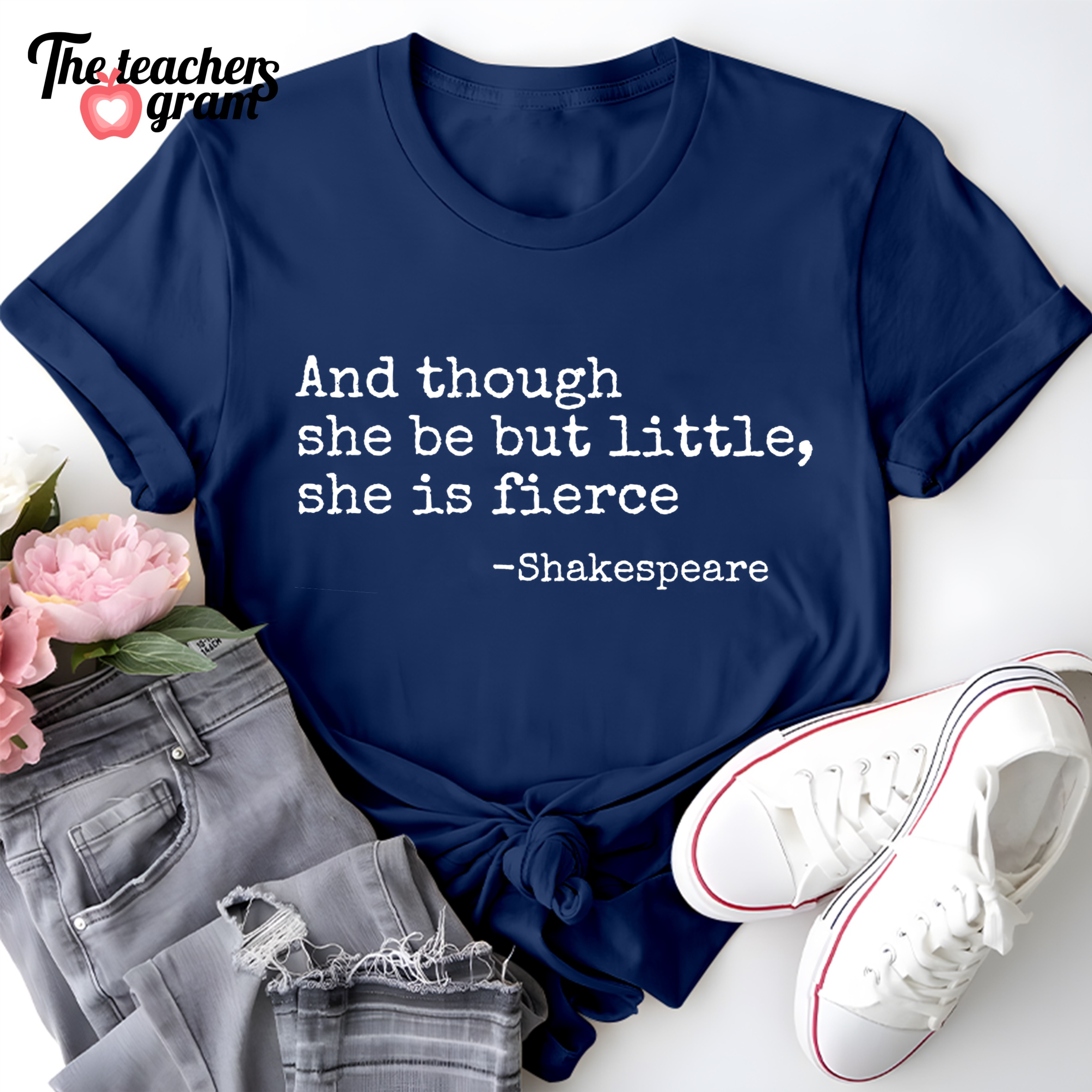 And Though She Be But Little She Is Fierce Single Sided T-Shirt
